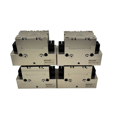 TWN-P Series Compact Gripper with Gripping Force Retention and Long Finger Support