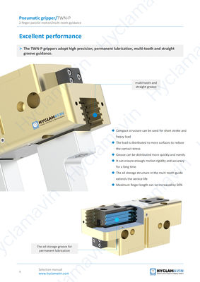 TWN-P Parallel Motion Two Jaw Gripper Robot End Of Arm Tooling Grippers