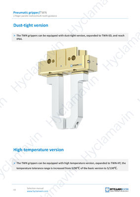 Permanent Lubrication Robotic Gripper with High Temperature Resistance up to 130℃