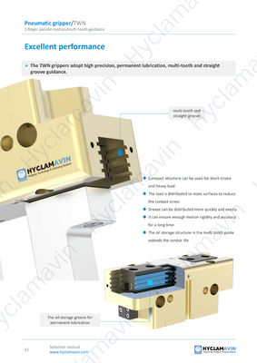 Compact Heavy Load Parallel Gripper With Dust-Tight IP64 Design