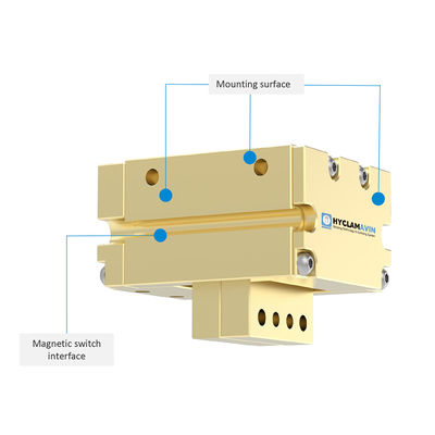 TSC Lightweight Pneumatic Parallel 2 Jaw Gripper For Small Parts Handling Magnetic Switch Interface