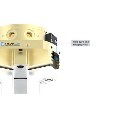Precision Lubrication Three Jaw Gripper 200N Aluminum Alloy Robot Tooling And Grippers