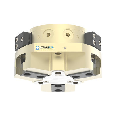 Three Jaw Pneumatic Parallel Gripper T Slot Eoat Grippers THT-C