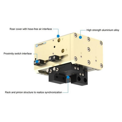 TFH Series Industrial Pneumatic Grippers with Multi-Mount and High Accuracy Guide