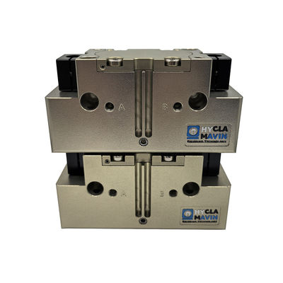 Durable Pneumatic Gripper for High-Speed Assembly Lines with Gripping Force Backup System